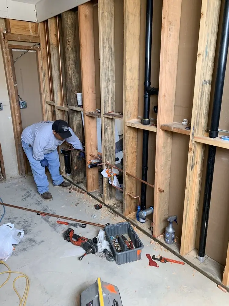 Commercial rough-in plumbing for Commercial Plumbing in South Cleveland